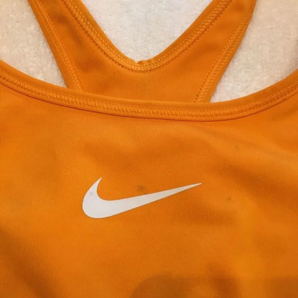 Nike orange purple sports bra small Dri-Fit - Picture 2 of 4